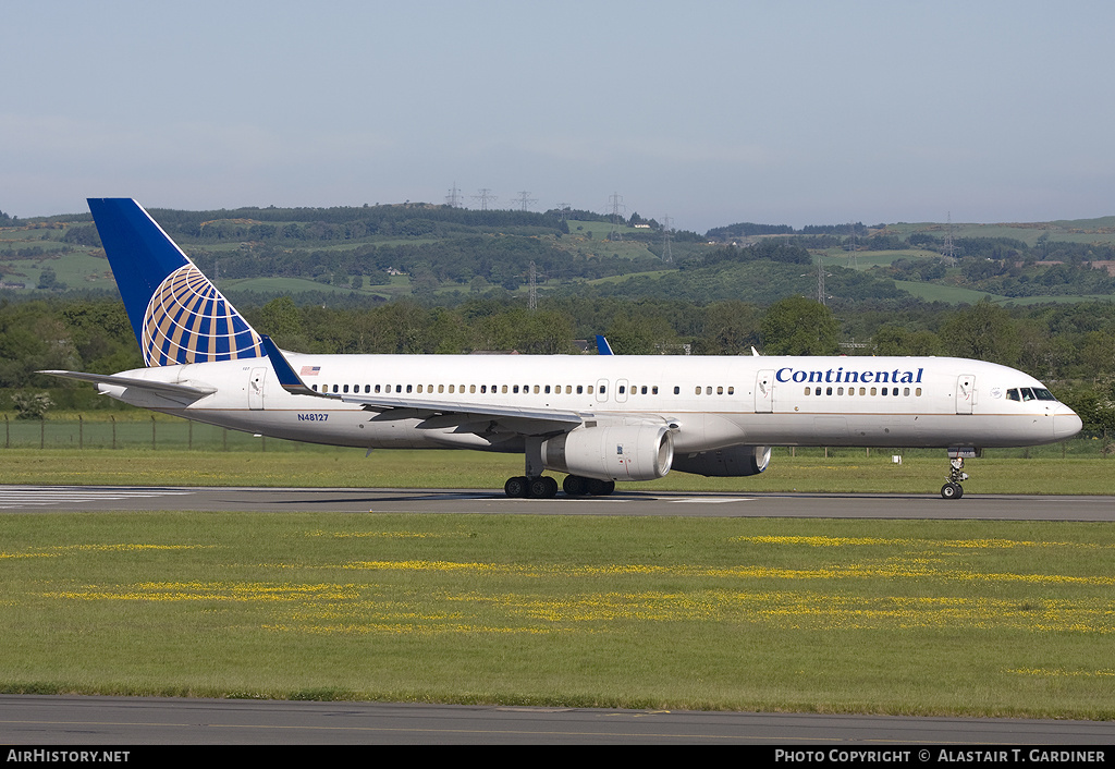 Aircraft Photo of N48127 | Boeing 757-224 | Continental Airlines | AirHistory.net #41023