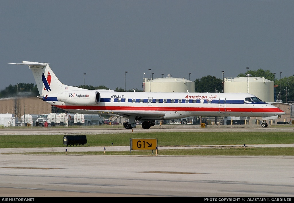 Aircraft Photo of N813AE | Embraer ERJ-140LR (EMB-135KL) | American Eagle | AirHistory.net #41046