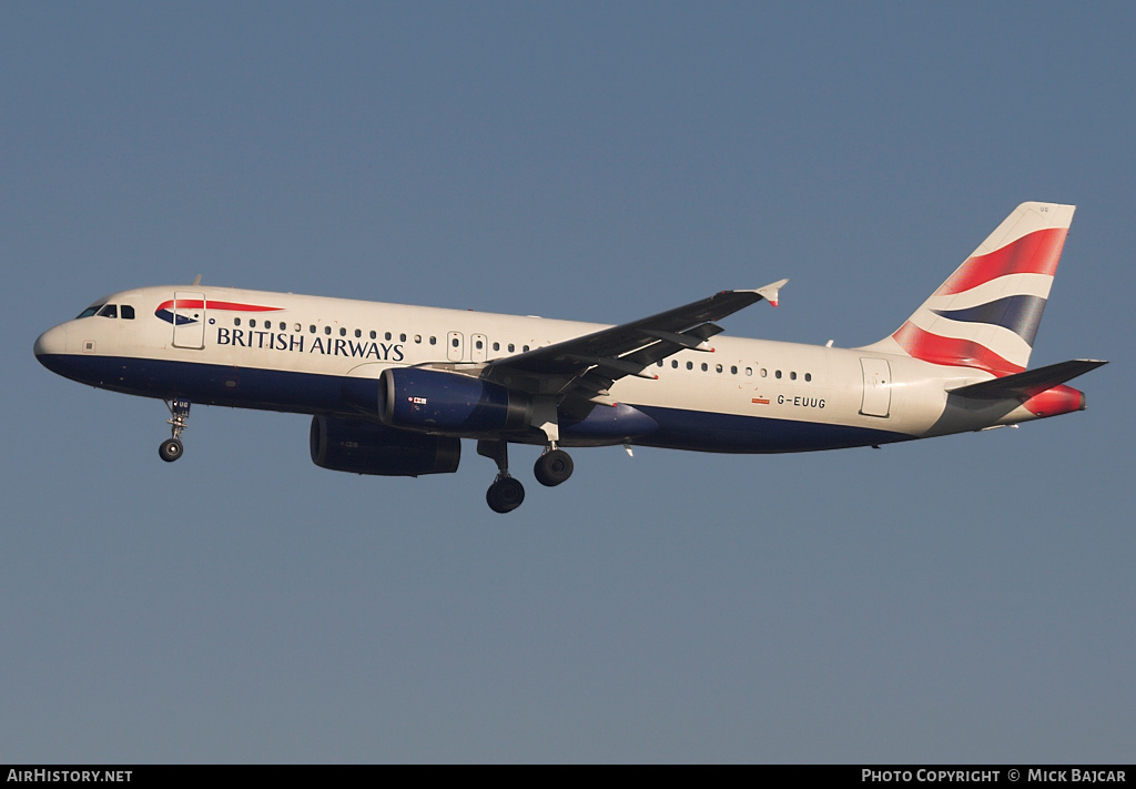 Aircraft Photo of G-EUUG | Airbus A320-232 | British Airways | AirHistory.net #41064