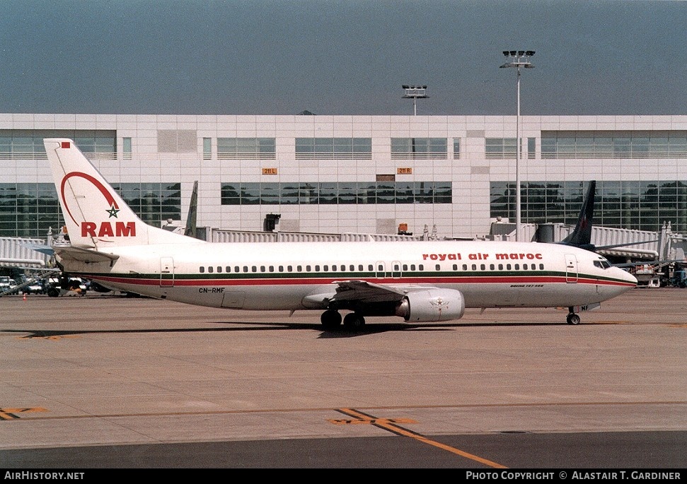 Aircraft Photo of CN-RMF | Boeing 737-4B6 | Royal Air Maroc - RAM | AirHistory.net #41072