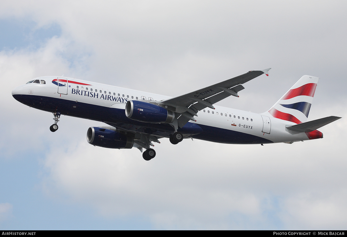 Aircraft Photo of G-EUYX | Airbus A320-232 | British Airways | AirHistory.net #41083