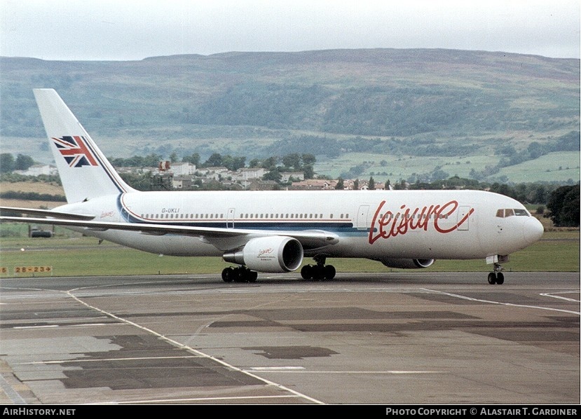 Aircraft Photo of G-UKLI | Boeing 767-39H/ER | Leisure International Airways | AirHistory.net #41097