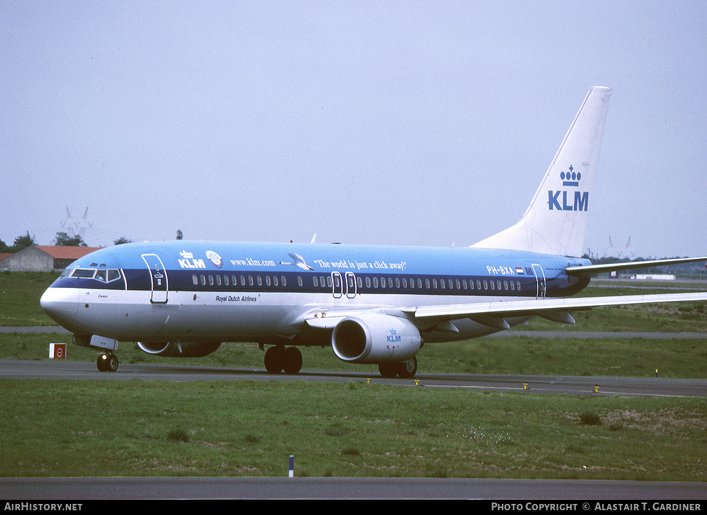 Aircraft Photo of PH-BXA | Boeing 737-8K2 | KLM - Royal Dutch Airlines | AirHistory.net #41113