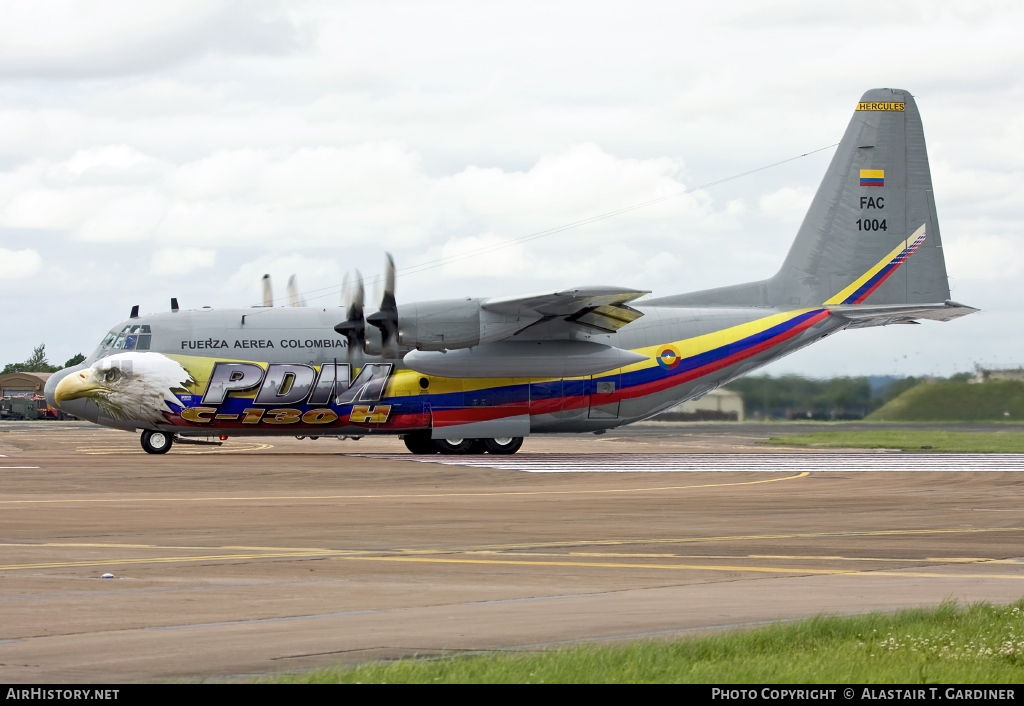 Aircraft Photo of FAC1004 | Lockheed C-130H Hercules | Colombia - Air Force | AirHistory.net #41119