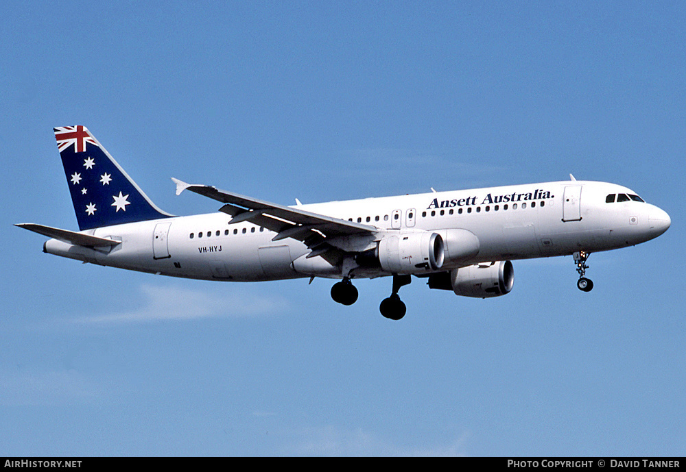 Aircraft Photo of VH-HYJ | Airbus A320-211 | Ansett Australia | AirHistory.net #41122
