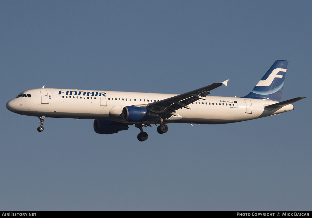 Aircraft Photo of OH-LZB | Airbus A321-211 | Finnair | AirHistory.net #41163