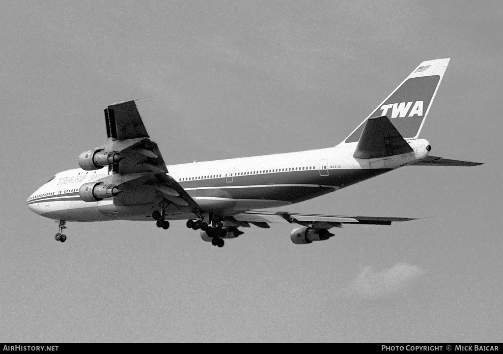 Aircraft Photo of N93119 | Boeing 747-131 | Trans World Airlines - TWA | AirHistory.net #41164
