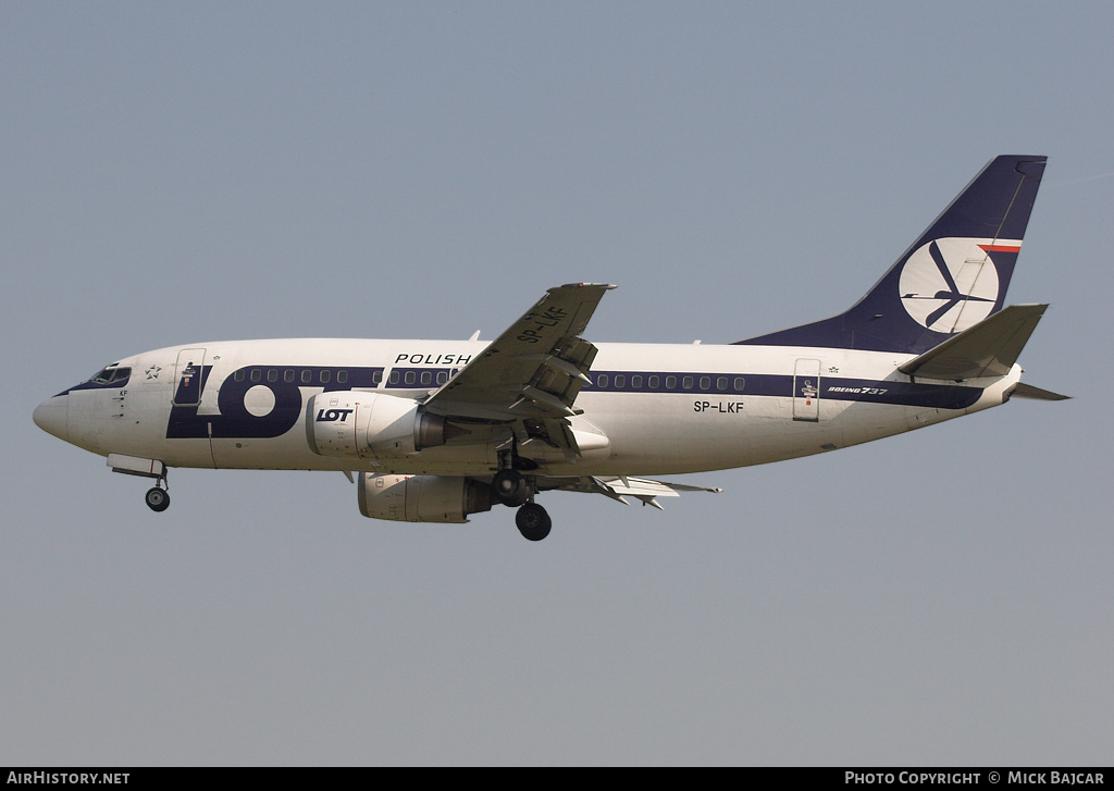 Aircraft Photo of SP-LKF | Boeing 737-55D | LOT Polish Airlines - Polskie Linie Lotnicze | AirHistory.net #41178