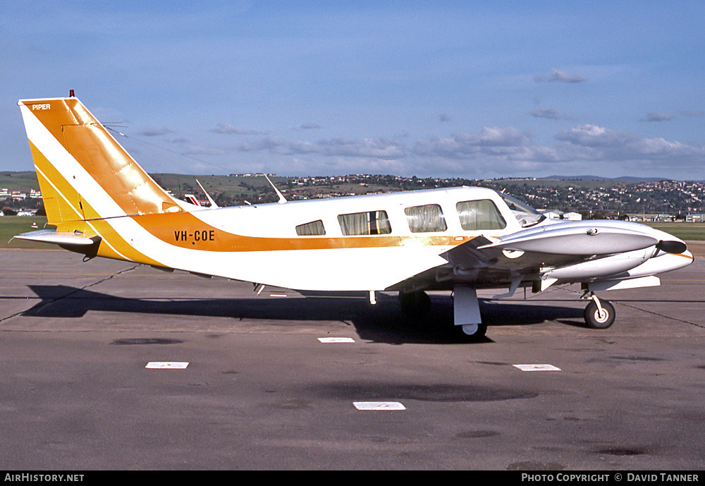 Aircraft Photo of VH-COE | Piper PA-34-200T Seneca II | AirHistory.net #41182