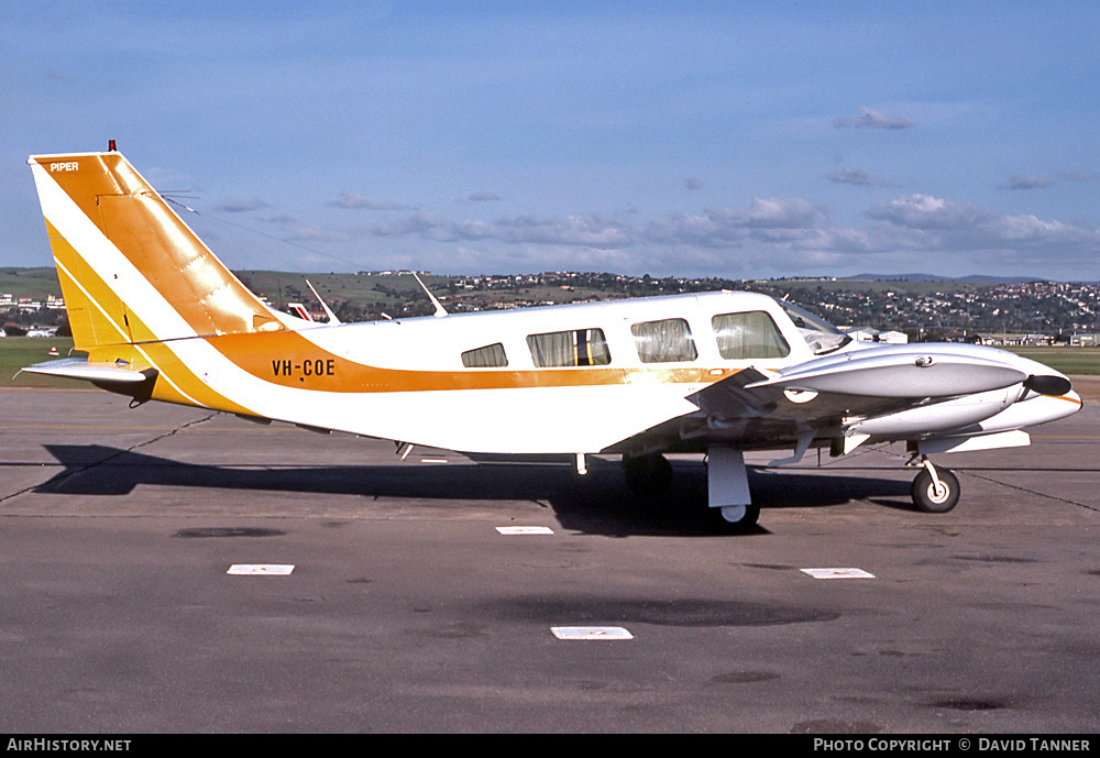 Aircraft Photo of VH-COE | Piper PA-34-200T Seneca II | AirHistory.net #41182