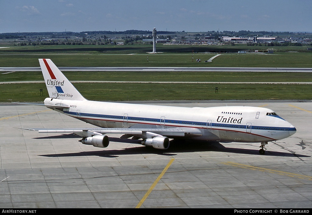 Aircraft Photo of N4727U | Boeing 747-122 | United Airlines | AirHistory.net #41183