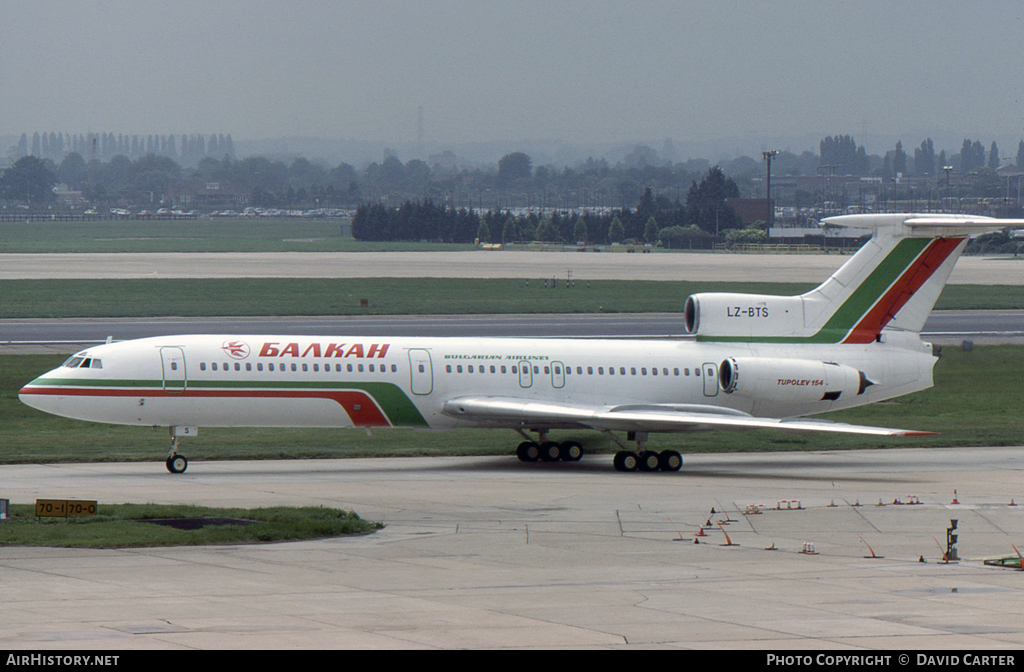 Aircraft Photo of LZ-BTS | Tupolev Tu-154B-2 | Balkan - Bulgarian Airlines | AirHistory.net #41185