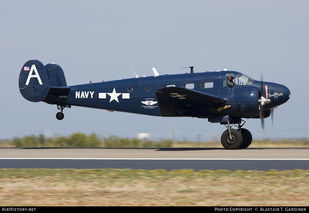 Aircraft Photo of N167ZA | Beech C-45H Expeditor | USA - Navy | AirHistory.net #41213