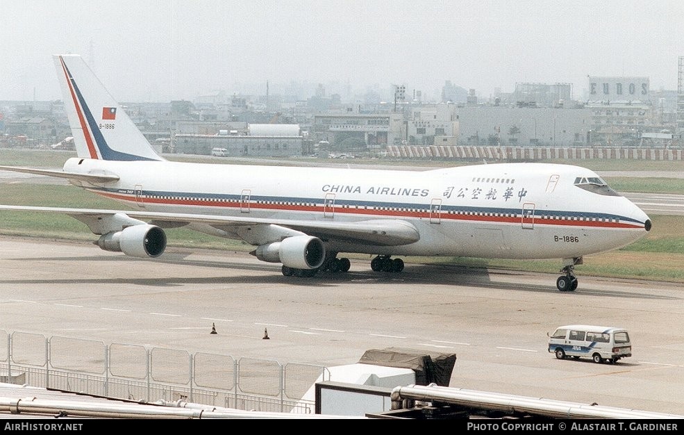 Aircraft Photo of B-1886 | Boeing 747-209B | China Airlines | AirHistory.net #41215