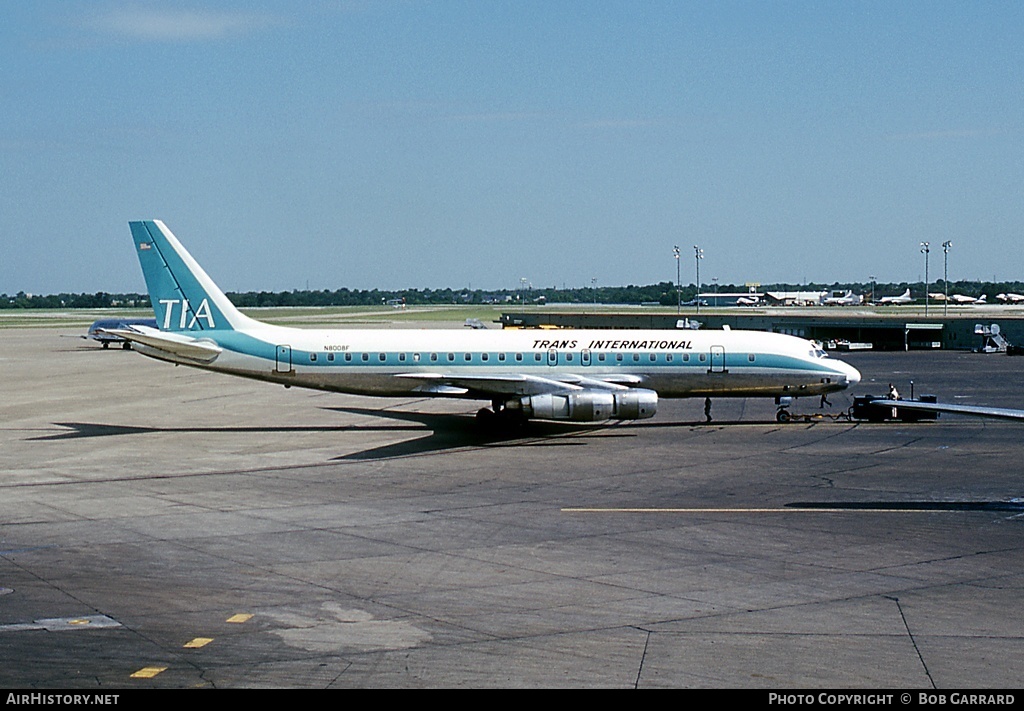 Aircraft Photo of N8008F | Douglas DC-8-54CF Jet Trader | Trans International Airlines - TIA | AirHistory.net #41222