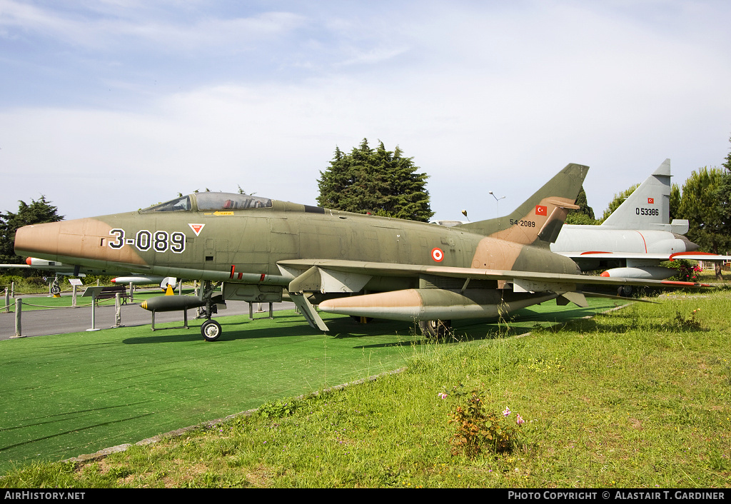 Aircraft Photo of 54-2089 | North American F-100C Super Sabre | Turkey - Air Force | AirHistory.net #41266