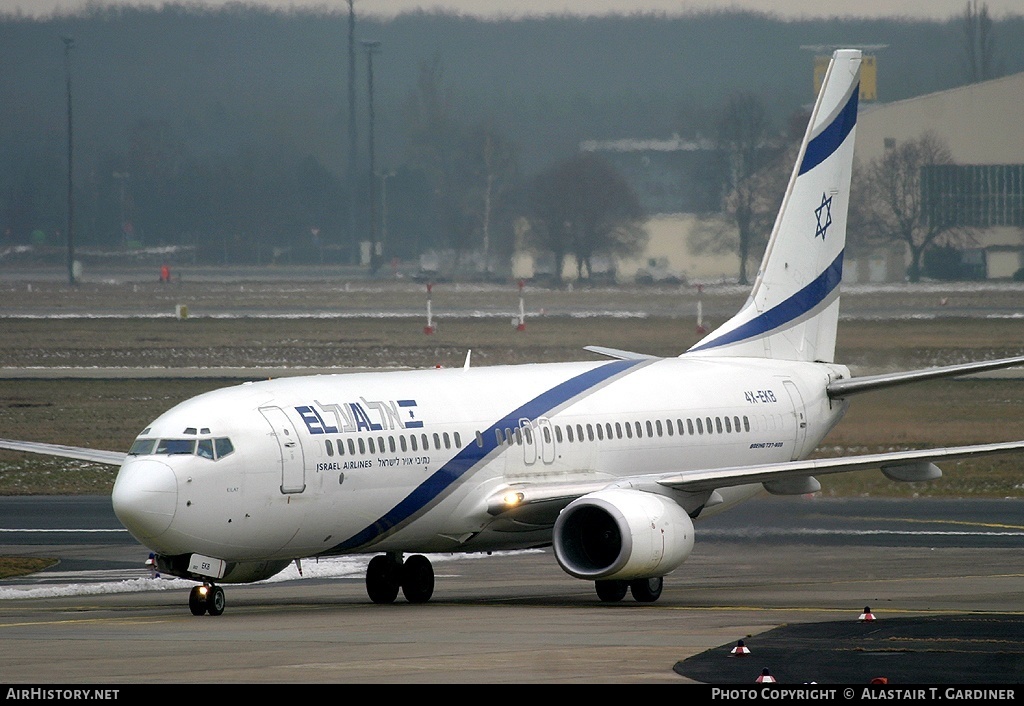 Aircraft Photo of 4X-EKB | Boeing 737-858 | El Al Israel Airlines | AirHistory.net #41269