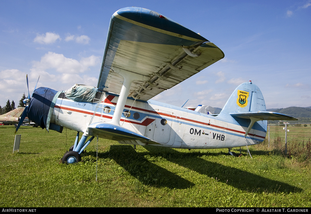 Aircraft Photo of OM-VHB | Antonov An-2P | AirHistory.net #41270