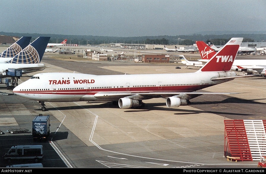 Aircraft Photo of N93109 | Boeing 747-131 | Trans World Airlines - TWA | AirHistory.net #41272