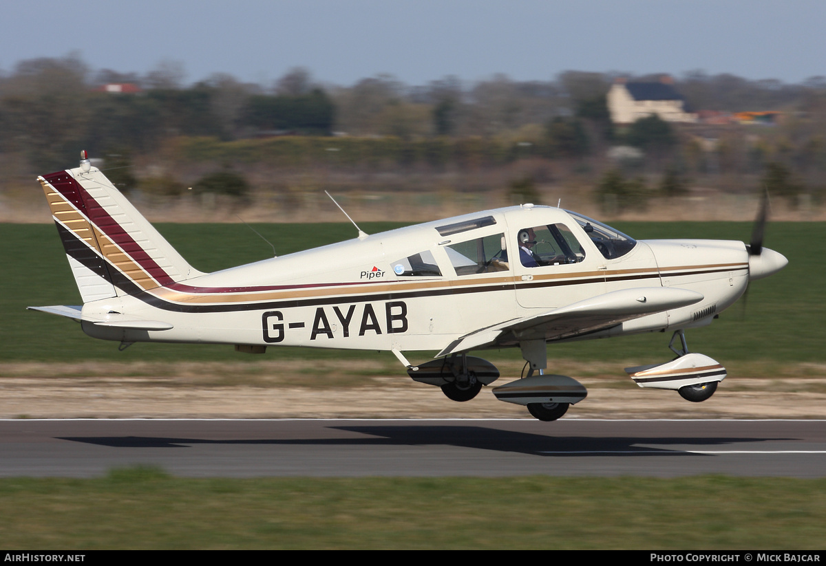 Aircraft Photo of G-AYAB | Piper PA-28-180(mod) Cherokee E | AirHistory.net #41277