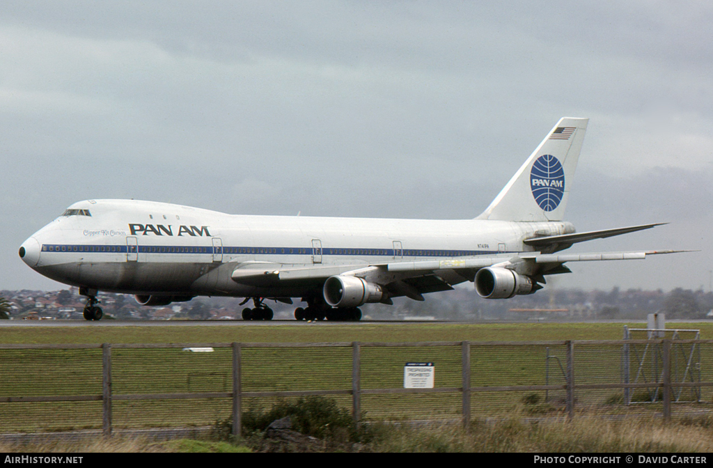Aircraft Photo of N741PA | Boeing 747-121 | Pan American World Airways - Pan Am | AirHistory.net #41284