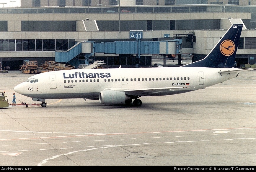 Aircraft Photo of D-ABXS | Boeing 737-330 | Lufthansa | AirHistory.net #41297