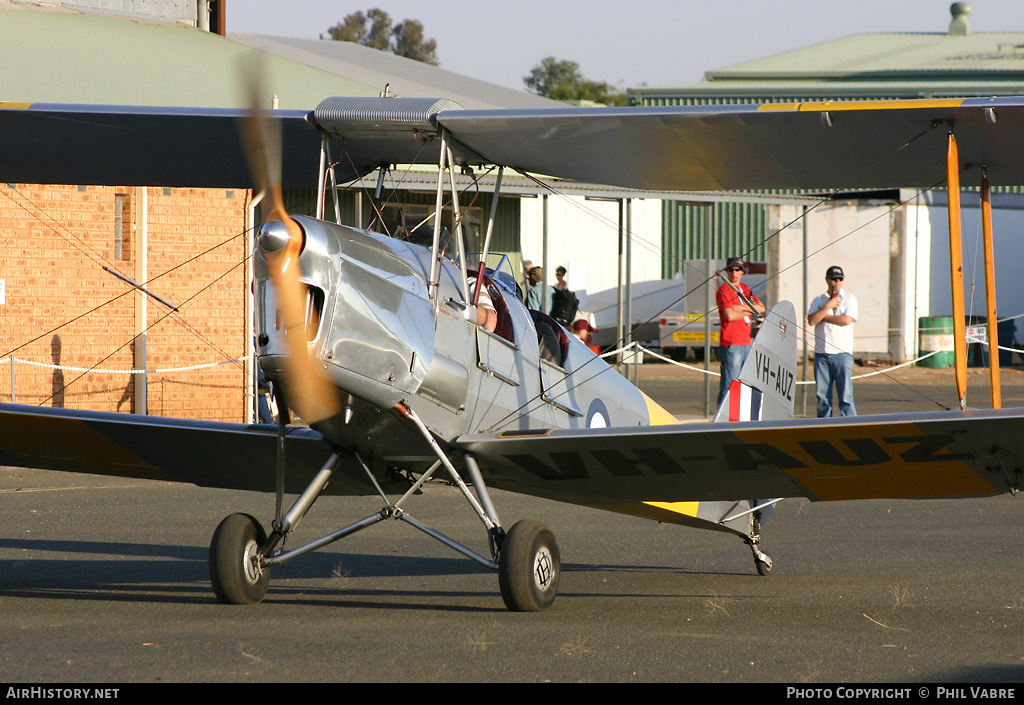 Aircraft Photo of VH-AUZ / A17-159 | De Havilland D.H. 82A Tiger Moth | Australia - Air Force | AirHistory.net #41308