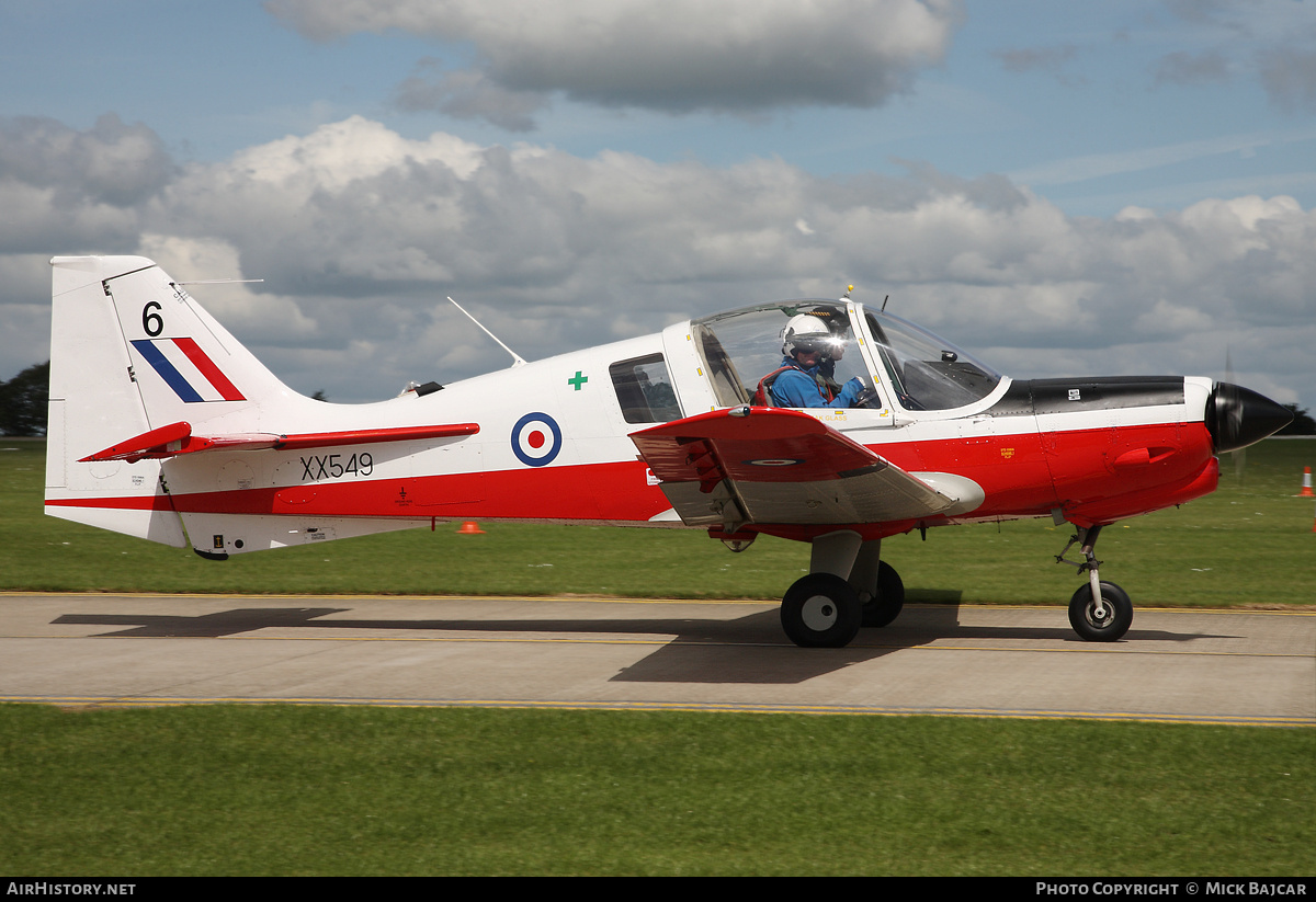 Aircraft Photo of G-CBID / XX549 | Scottish Aviation Bulldog 120/121 | UK - Air Force | AirHistory.net
