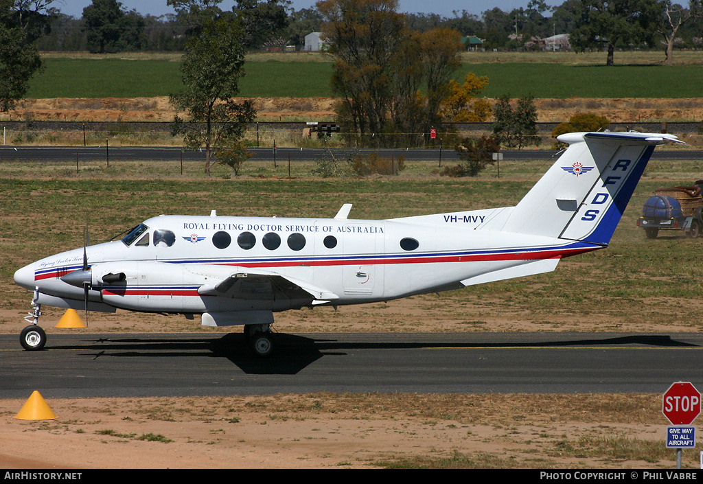 Aircraft Photo of VH-MVY | Beech B200 Super King Air | Royal Flying Doctor Service - RFDS | AirHistory.net #41380