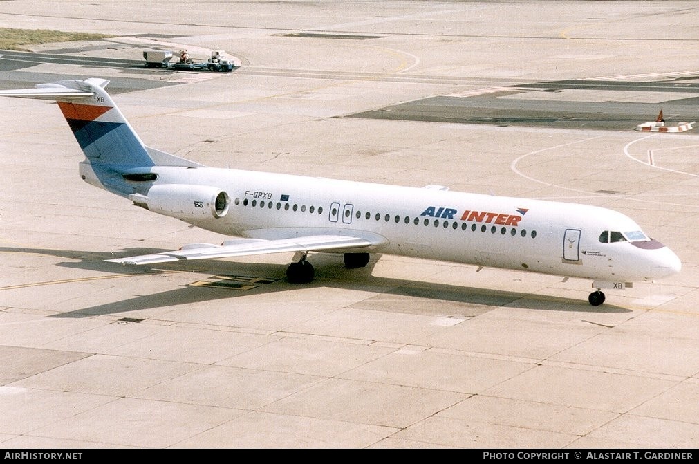 Aircraft Photo of F-GPXB | Fokker 100 (F28-0100) | Air Inter | AirHistory.net #41390