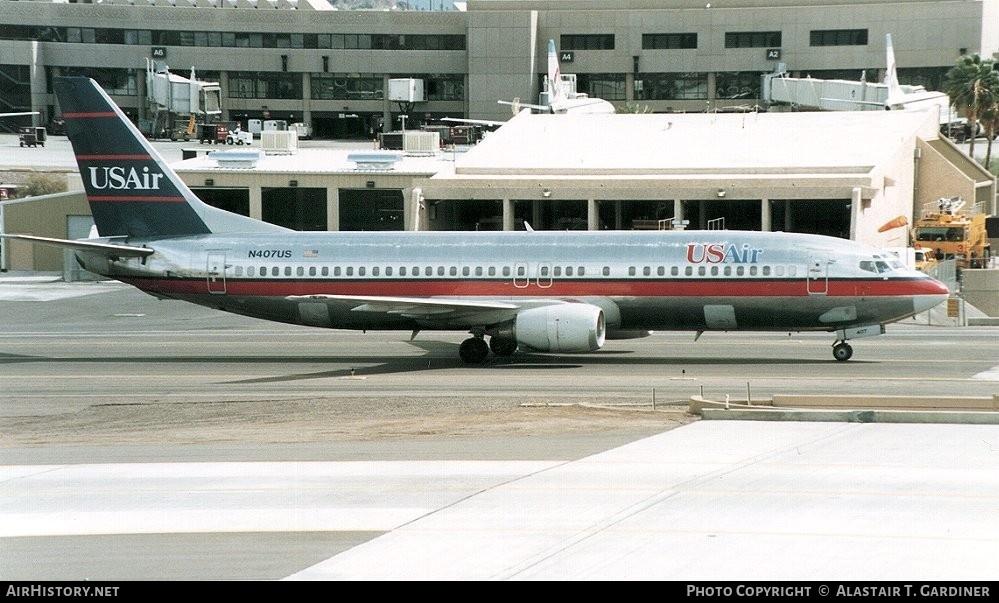 Aircraft Photo of N407US | Boeing 737-401 | USAir | AirHistory.net #41393