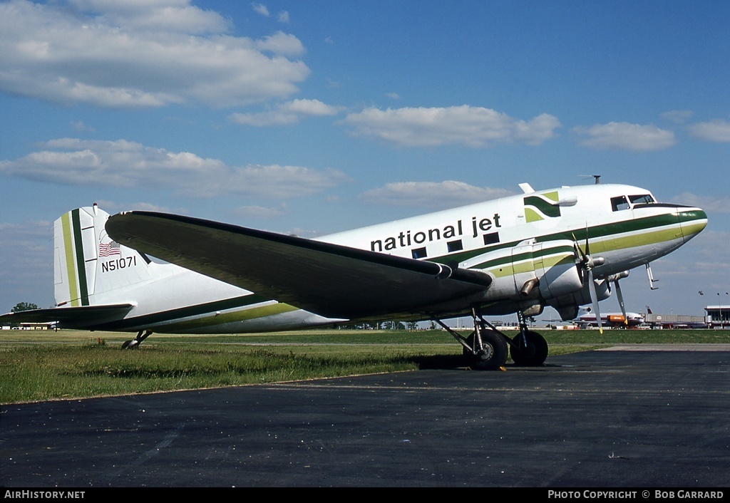 Aircraft Photo of N51071 | Douglas DC-3A | National Jet Services | AirHistory.net #41397