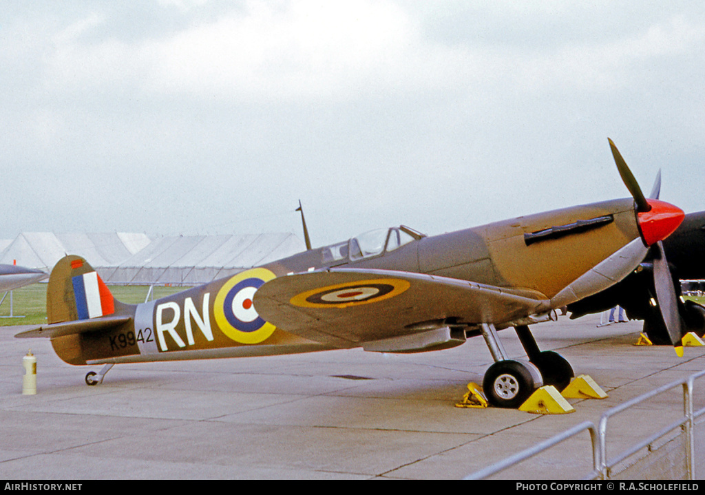 Aircraft Photo of K9942 | Supermarine 300 Spitfire Mk1A | UK - Air Force | AirHistory.net #41407