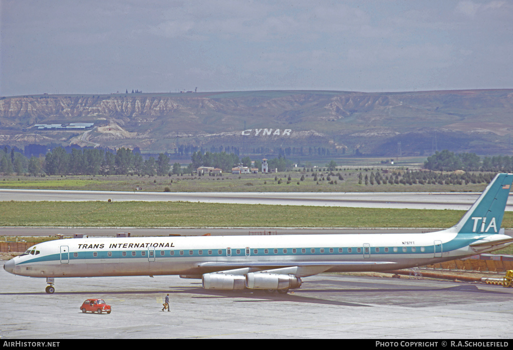 Aircraft Photo of N797FT | McDonnell Douglas DC-8-63CF | Trans International Airlines - TIA | AirHistory.net #41409