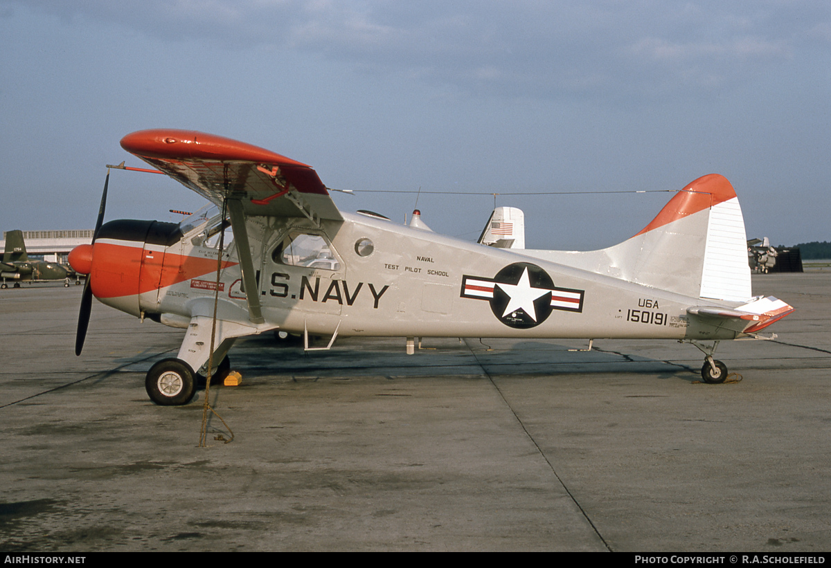 Aircraft Photo of 150191 | De Havilland Canada U-6A Beaver | USA - Navy | AirHistory.net #41422