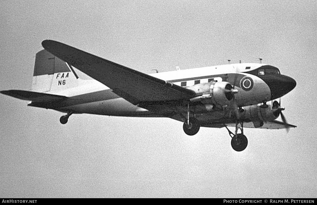 Aircraft Photo of N6 | Douglas DC-3A-368 | FAA - Federal Aviation Administration | AirHistory.net #41435