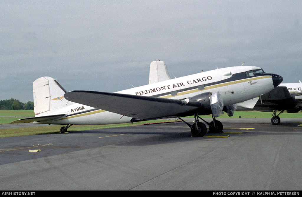Aircraft Photo of N19BA | Douglas DC-3(AF) | Piedmont Air Cargo - PAC | AirHistory.net #41466