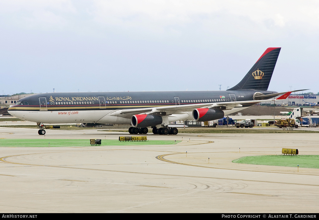 Aircraft Photo of JY-AIA | Airbus A340-212 | Royal Jordanian Airlines | AirHistory.net #41478
