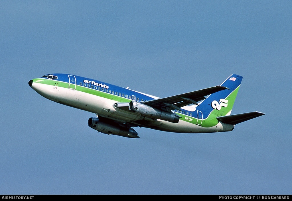 Aircraft Photo of N61AF | Boeing 737-222 | Air Florida | AirHistory.net #41516