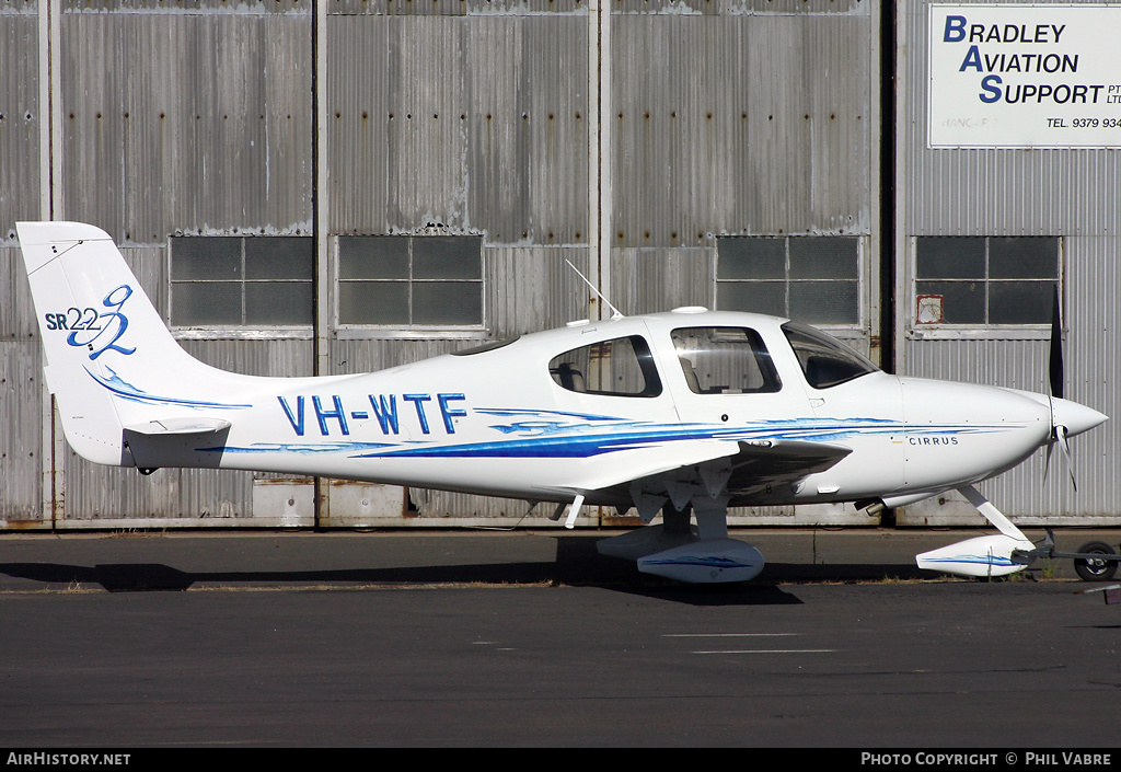 Aircraft Photo of VH-WTF | Cirrus SR-22 | AirHistory.net #41523