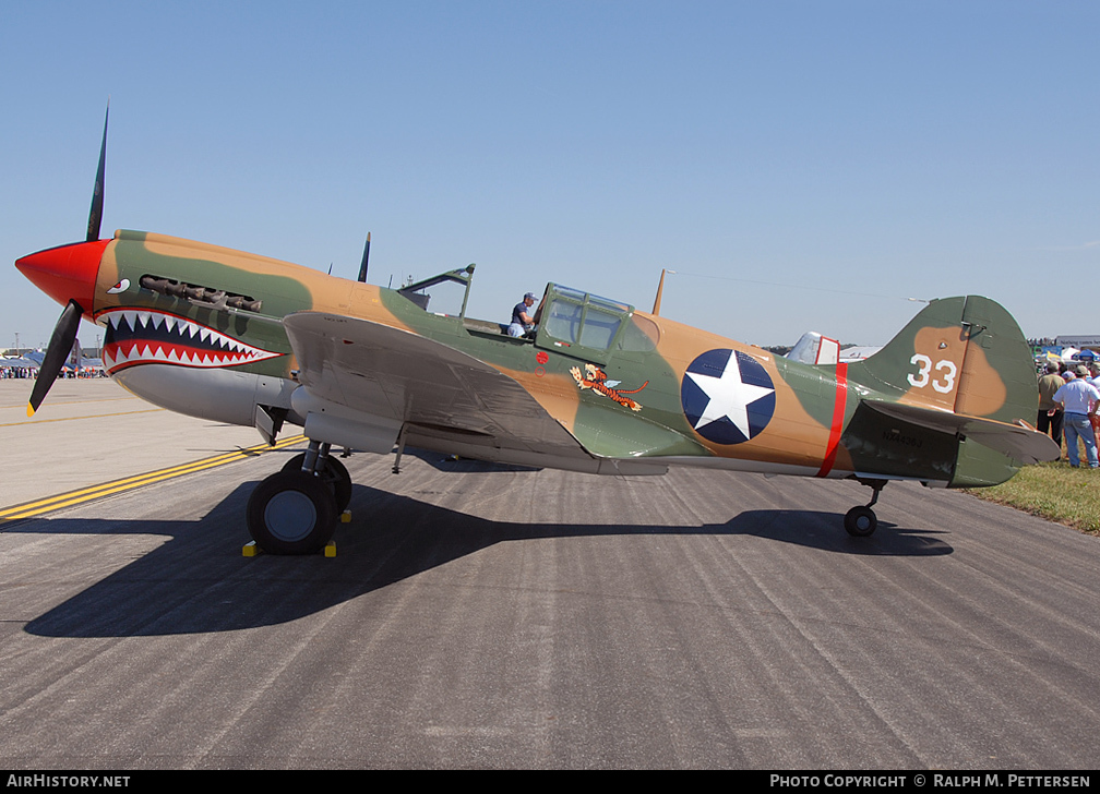 Aircraft Photo of N4436J / NX4436J | Curtiss P-40K Warhawk | USA - Air Force | AirHistory.net #41536