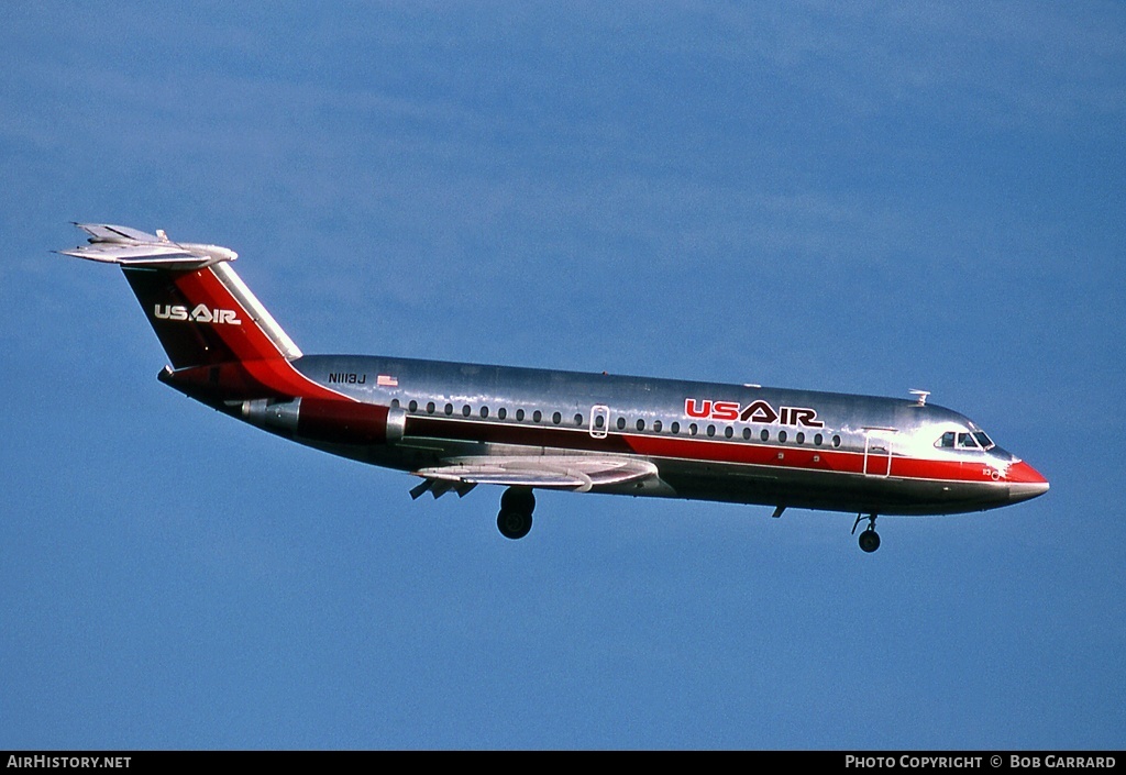 Aircraft Photo of N1113J | BAC 111-204AF One-Eleven | USAir | AirHistory.net #41565