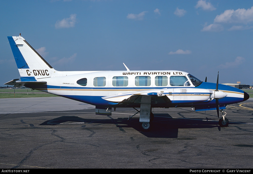 Aircraft Photo of C-GXUC | Piper PA-31-350 Navajo Chieftain | Wapiti Aviation | AirHistory.net #41569