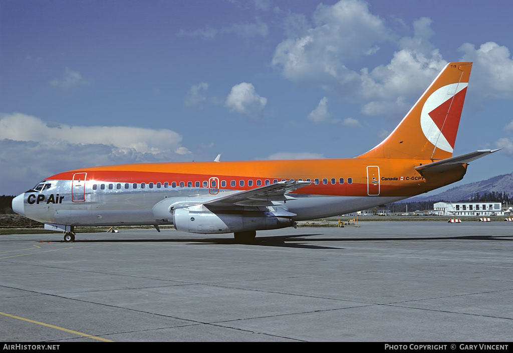 Aircraft Photo of C-GCPY | Boeing 737-217/Adv | CP Air | AirHistory.net #41571
