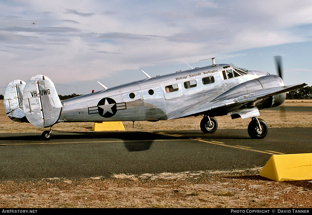 Aircraft Photo of VH-UWG | Beech D18S | Vintage Aircraft Joyflights | USA - Air Force | AirHistory.net #41584