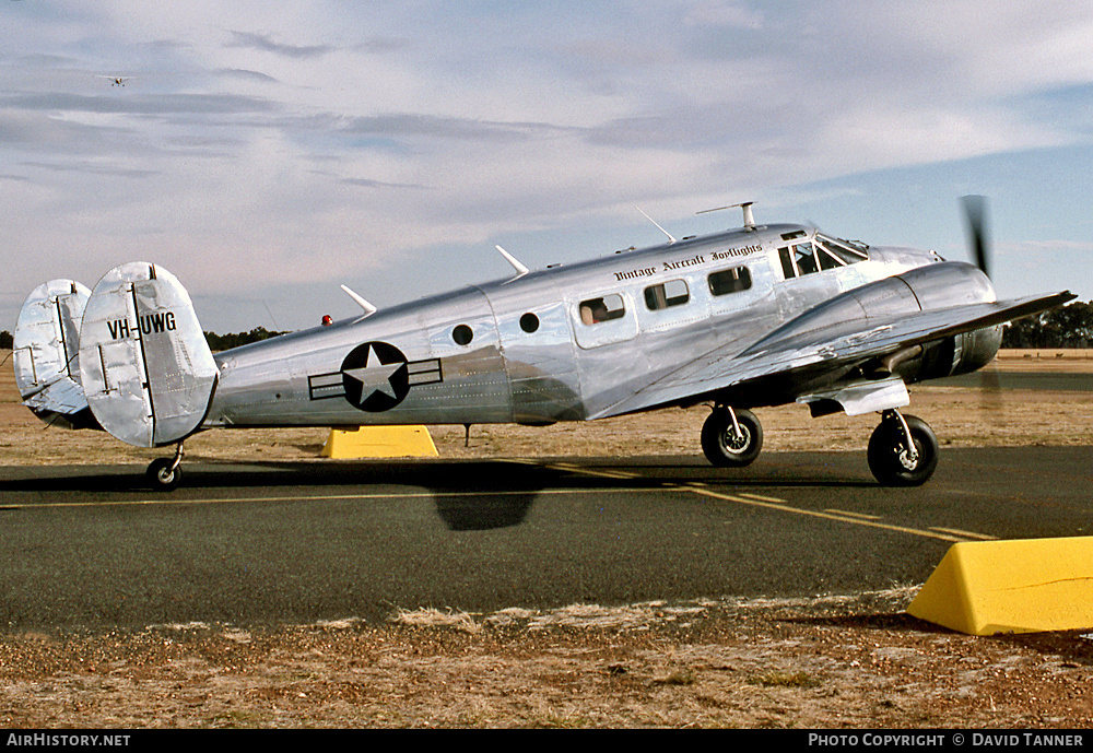 Aircraft Photo of VH-UWG | Beech D18S | Vintage Aircraft Joyflights | USA - Air Force | AirHistory.net #41584