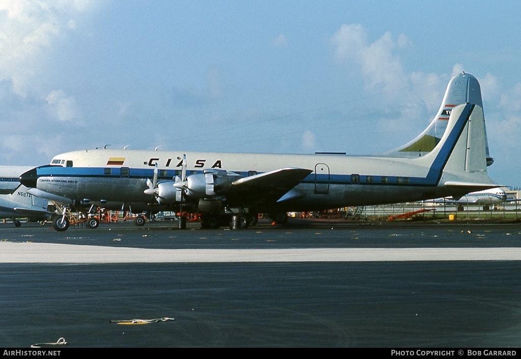 Aircraft Photo of N826D | Douglas DC-7B | CIASA - Compania Internacional Aerea | AirHistory.net #41598