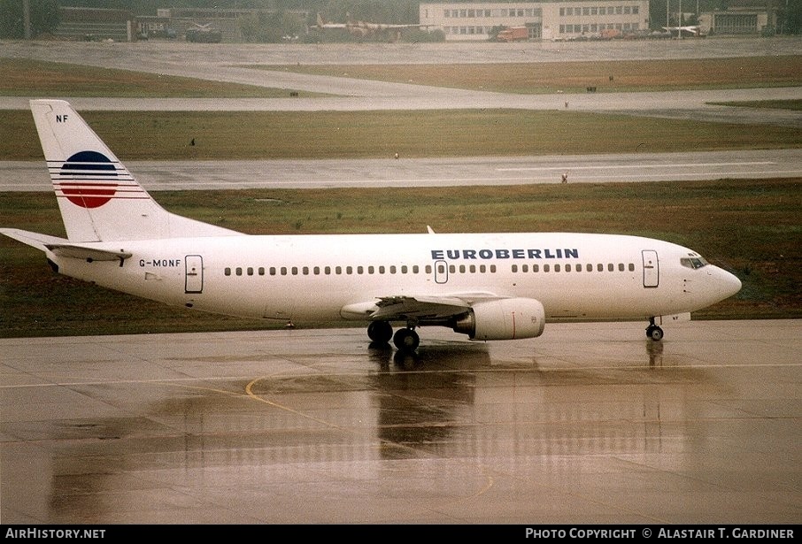 Aircraft Photo of G-MONF | Boeing 737-3Y0 | Euroberlin | AirHistory.net #41602
