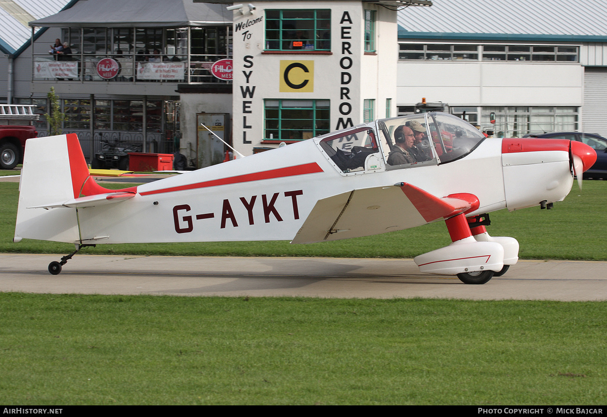 Aircraft Photo of G-AYKT | SAN Jodel D-117 | AirHistory.net #41635