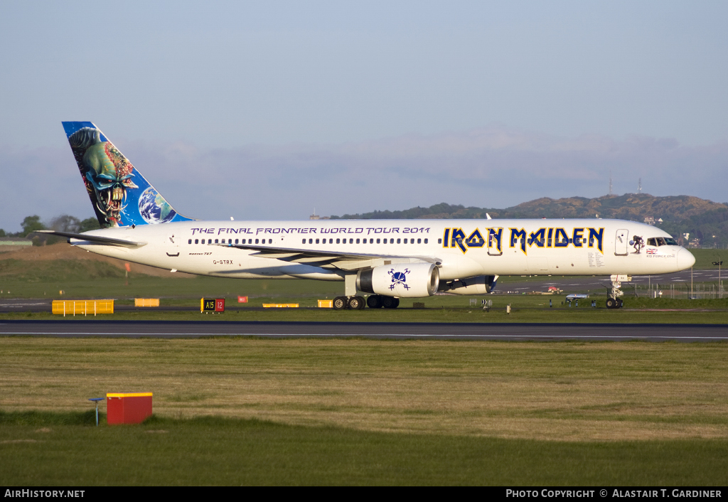 Aircraft Photo of G-STRX | Boeing 757-2Q8 | Iron Maiden | AirHistory.net #41637